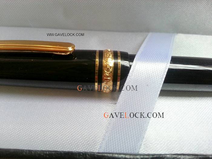 AAA Mont blanc Meisterstuck Ballpoint Pen Refills Black & Gold Ballpoint Medium Size